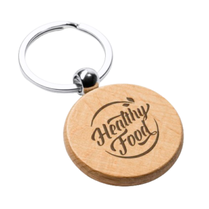 Llavero de madera personalizado para regalos promocionales y eventos corporativos