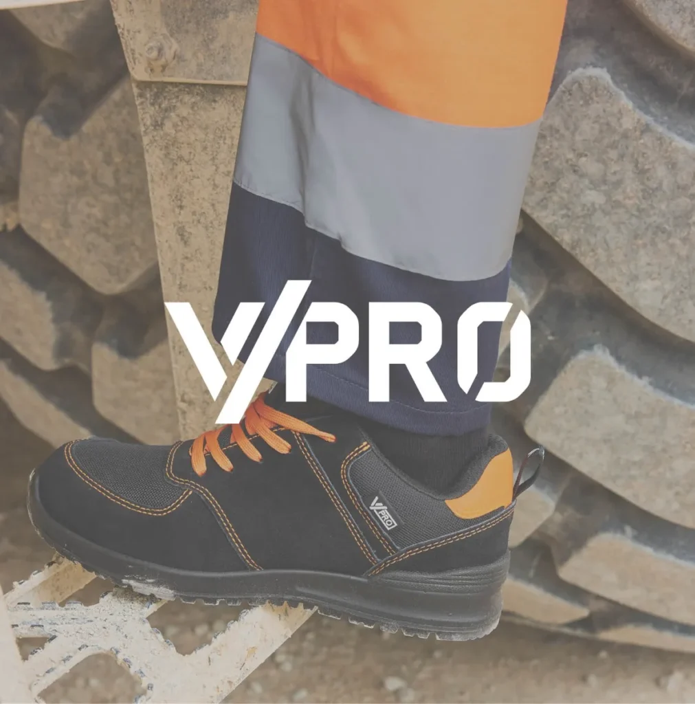 Logo oficial de VPRO - Distribuidor en Vigo de calzado de seguridad profesional.