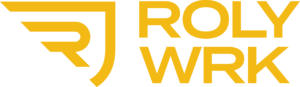 Logo oficial de ROLY WRK - Distribuidor en Vigo de ropa laboral y uniformes profesionales personalizados.